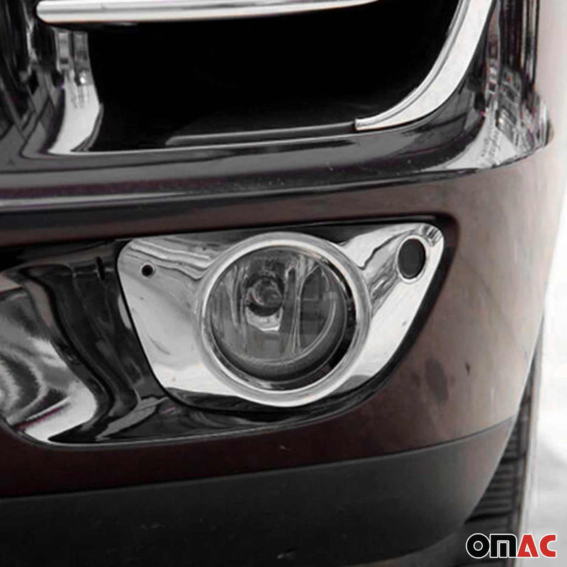 Cornice fendinebbia per Porsche Macan 2014-2018 ABS cromato 2x