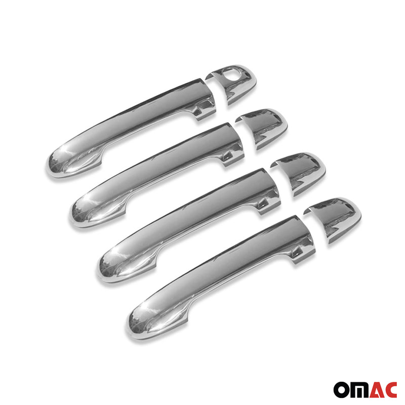 Copri maniglia porta, copri maniglia porta per Kia Ceed 2006-2012 4 porte in acciaio inox argento 4x 