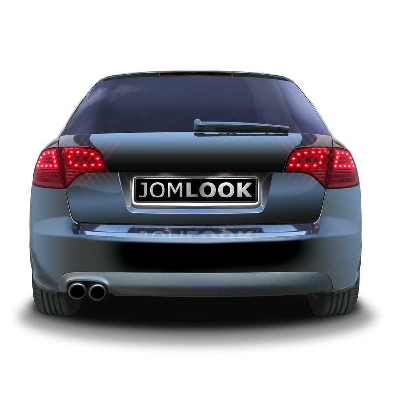Fanali posteriori per Audi A4 Avant B7 2004-2008 rosso scuro 4 pezzi