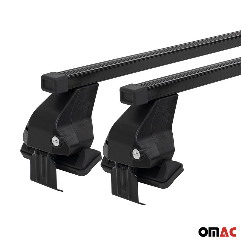 Barre portatutto Menabo per Audi A1 GB 2019-2025 Allstreet City Carver Acciaio Nero