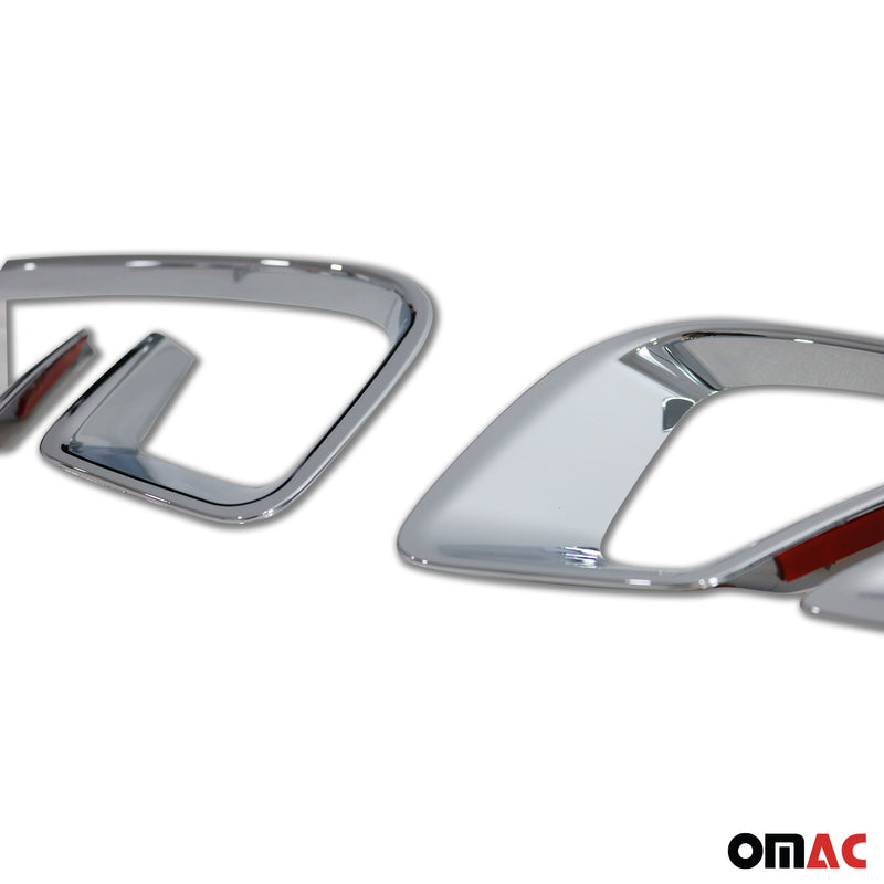 Cornice fendinebbia per Renault Captur 2020-2025 cromata ABS 2x