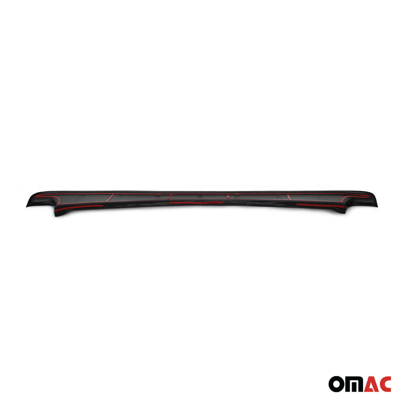 Protezione soglia di carico per Citroen Berlingo II 2008-2018 Nero Opaco ABS