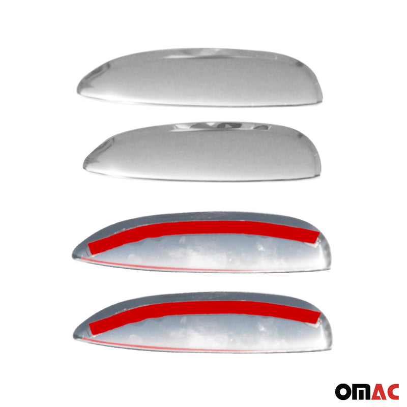 Copri maniglia porta, copri maniglia porta per Renault Megane 1996-2004, acciaio inox argento, 4 pezzi 