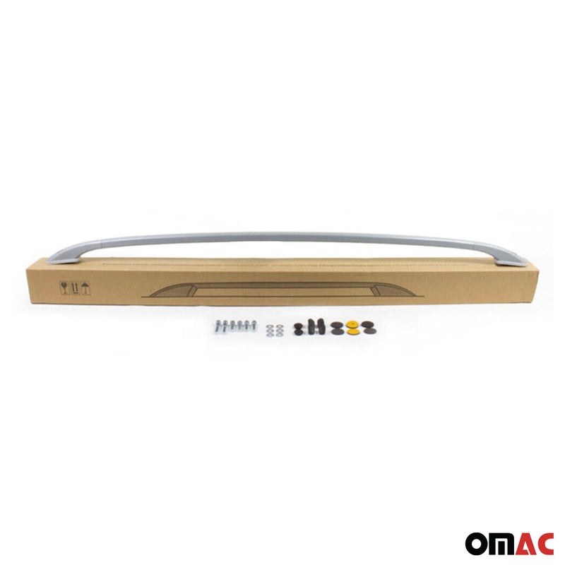 Dachreling Relingträger Alu für Isuzu D-Max DoubleCab 2012-2019 Alu Silber 2x