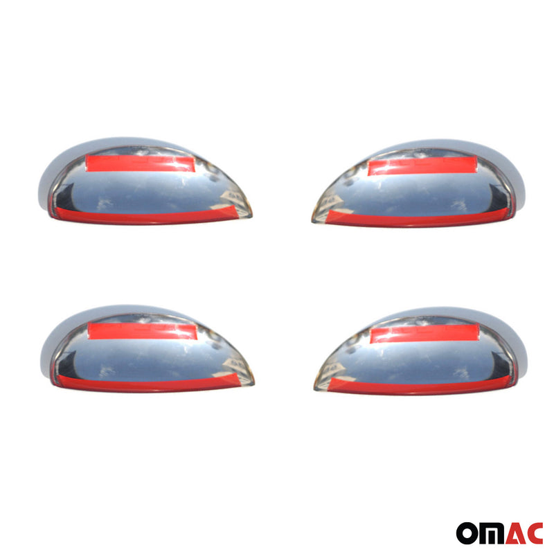 Copri maniglia portiera per Peugeot 107 2005-2014 206+ 2009-2013 4 porte in acciaio inox 4x
