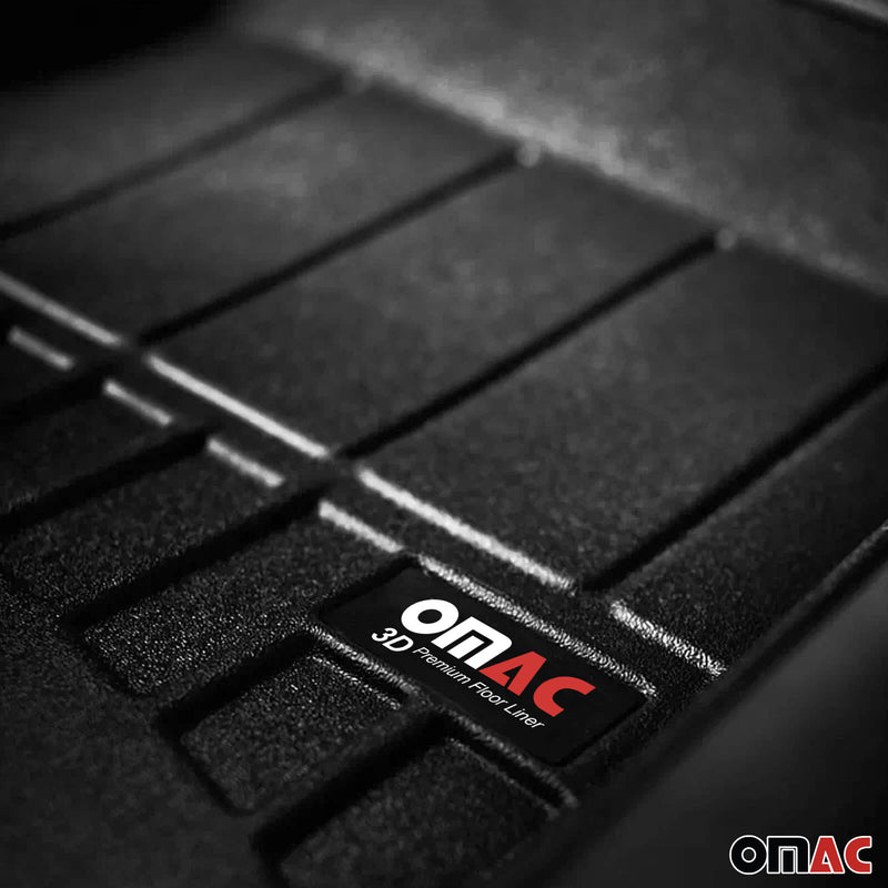 OMAC Gummi Fußmatten für Audi A5 Sportback F5 2016-2025 Premium Gummi Schwarz 4x