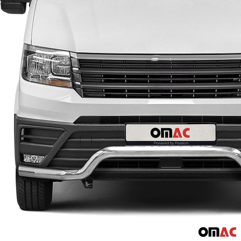 Frontbügel Frontschutzbügel Schutz für VW Crafter 2017-2025 mit ABE Stahl Silber