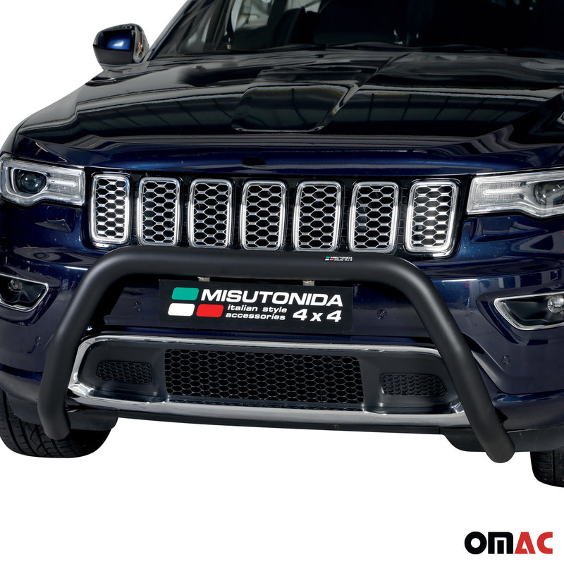 Protezione anteriore per Jeep Grand Cherokee 2013-2017 ø76 acciaio nero 
