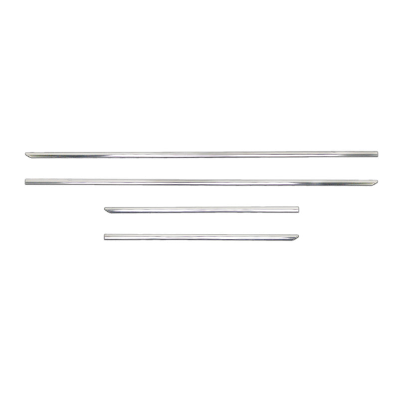 Striscia di protezione per portiera laterale per Subaru Forester 2013-2019 in acciaio inox cromato 4x