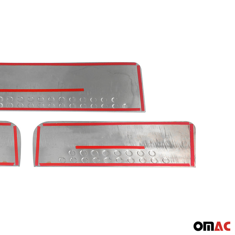 Soglie porte per Mercedes Sprinter W906 2006-2018 in acciaio inox 3x 