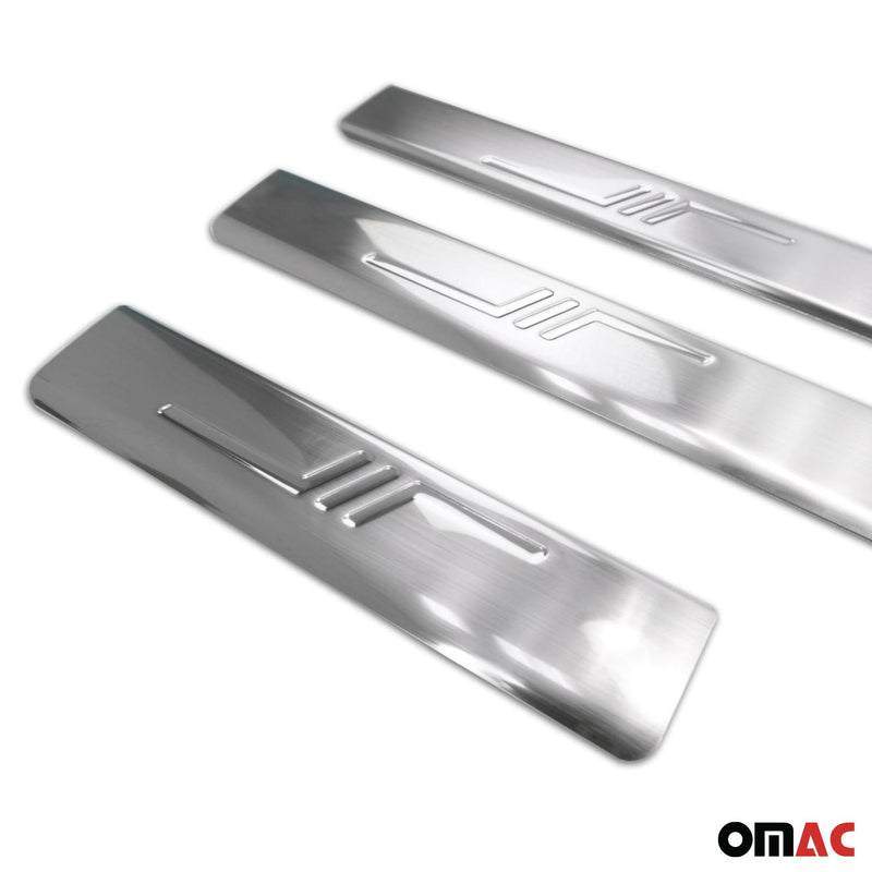 Soglie porte per Peugeot 4008 2012-2017 in acciaio inox argento 4 pezzi