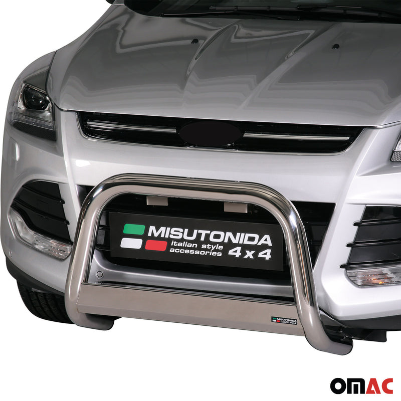 Protezione anteriore per Ford Kuga 2013-2016 ø63mm acciaio argento 