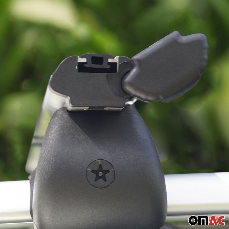 Portapacchi da tetto per Acura TSX 2010-2014, base portapacchi in alluminio argento 2x