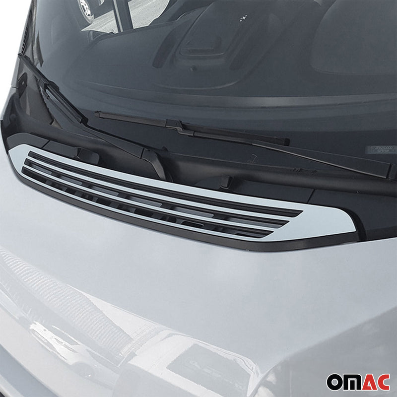Kühlergrill Leisten Grillleisten für Citroen Jumper 2014-2025 Edelstahl Silber