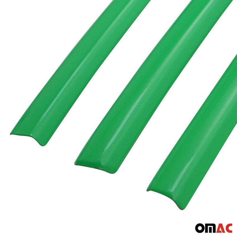 Strisce griglia per VW T6 2015-2019 Highline Chrome Green 3 pezzi