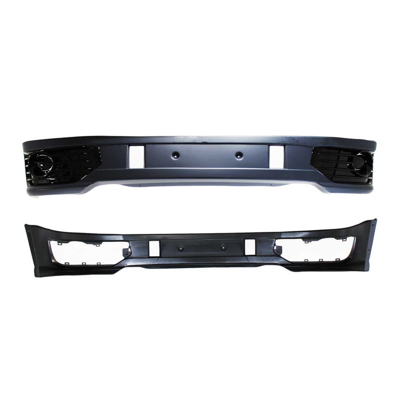 Spoiler anteriore JOM, paraurti, splitter per VW T5 Facelift 2009-2015, ABS grigio