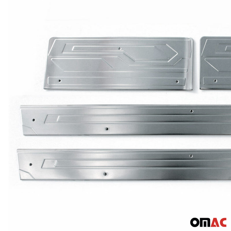 Soglie delle porte per Ford Transit Tourneo Custom in acciaio inox 4x