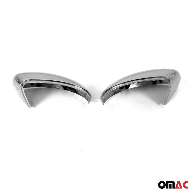 Calotte specchietti retrovisori per Renault Talisman 2015-2025 ABS cromato argento