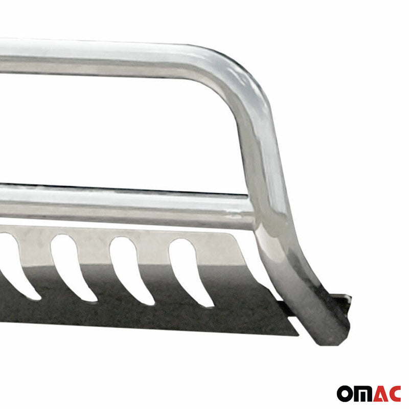 Protezione anteriore per Kia Sorento 2015-2018 con ABE in acciaio inox argento 