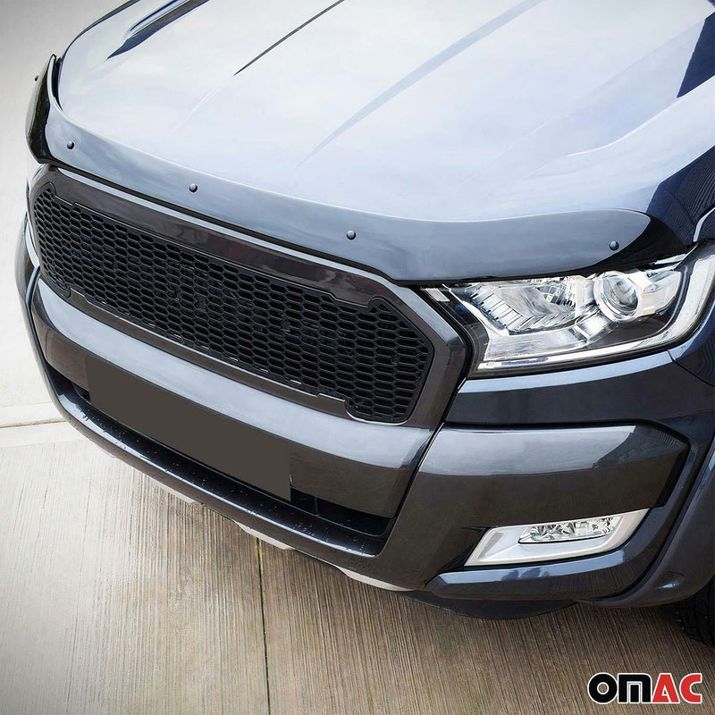 Deflettore cofano protezione insetti e pietre per Ford Ranger 2015-2022 scuro