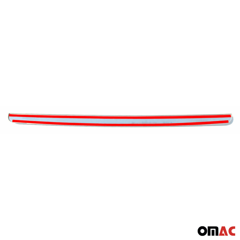 Modanatura per portellone posteriore per Fiat Qubo 2008-2021 in acciaio inox cromato, 1 pezzo 