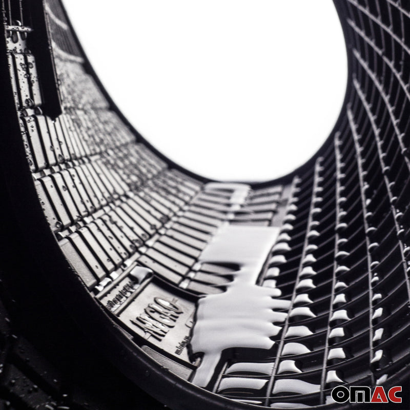 Tappetini in gomma neri per Alfa Romeo Giulietta 2010-2020, 4 pezzi