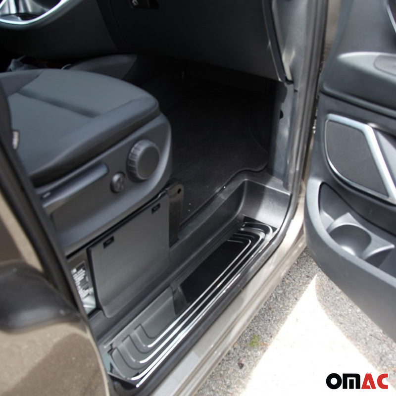 Soglie porte per Mercedes Vito W447 2014-2025 in acciaio inox 3x 