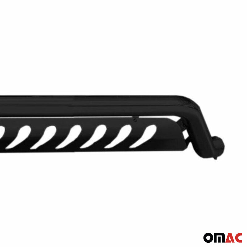 Barra di protezione anteriore per VW Amarok 2016-2021 in acciaio inox con ABE nero 