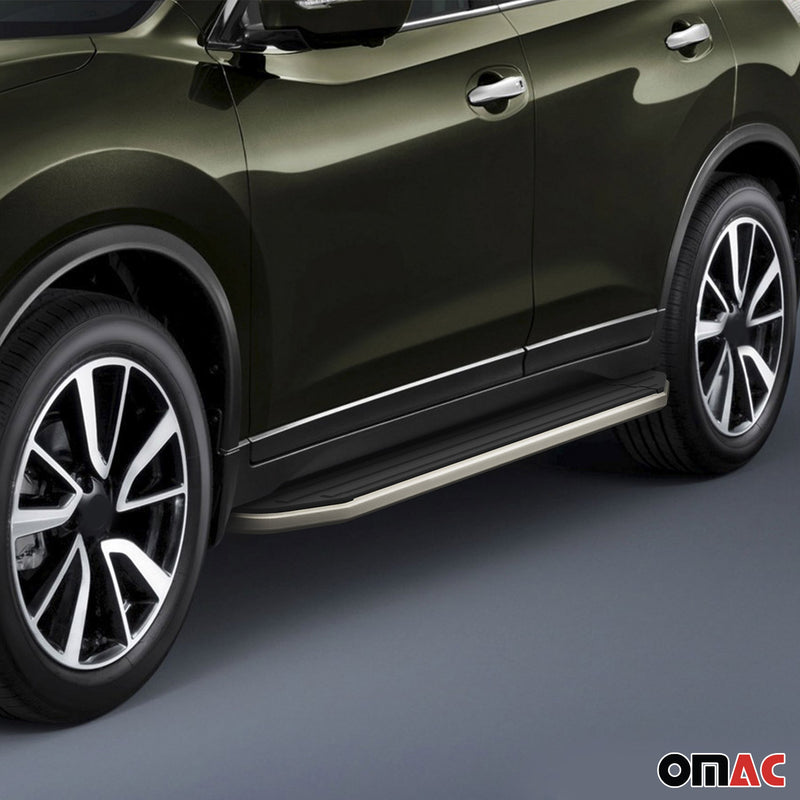 Minigonne laterali per pedane laterali per Nissan Qashqai J10 2006-2014 ABE Alu