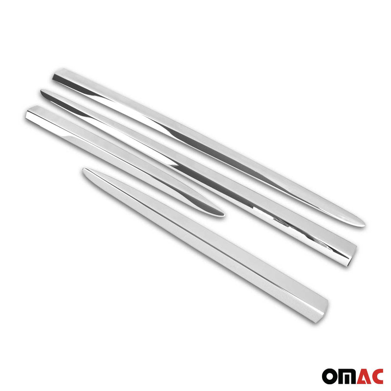Striscia laterale per porta, strisce di protezione per porta per Fiat 500X 2015-2025 in acciaio inox 4x 