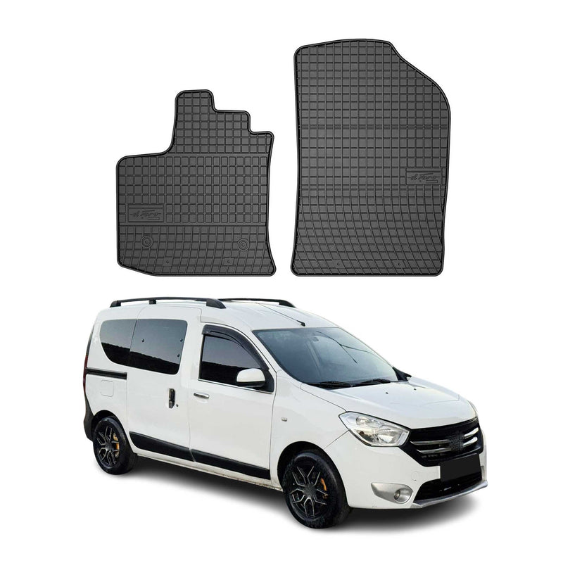 Tappetini in gomma Dacia Dokker 2012-2021 neri 2 pezzi