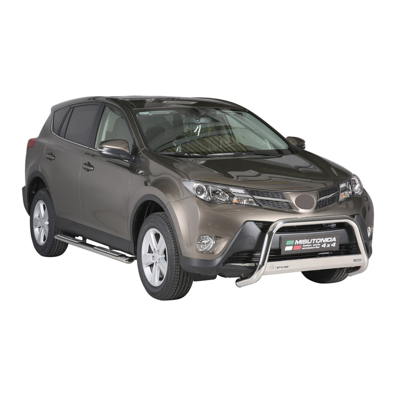 Protezione anteriore per Toyota RAV4 XA40 2013-2015 ø63mm acciaio argento 