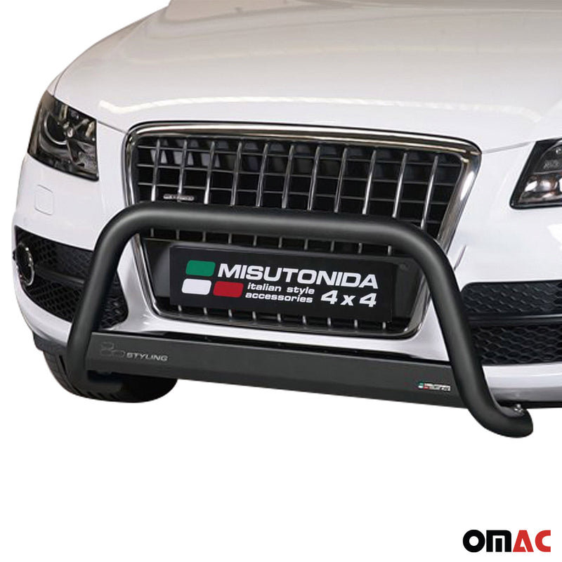Protezione anteriore per Audi Q5 2008-2015 ø63mm acciaio nero 