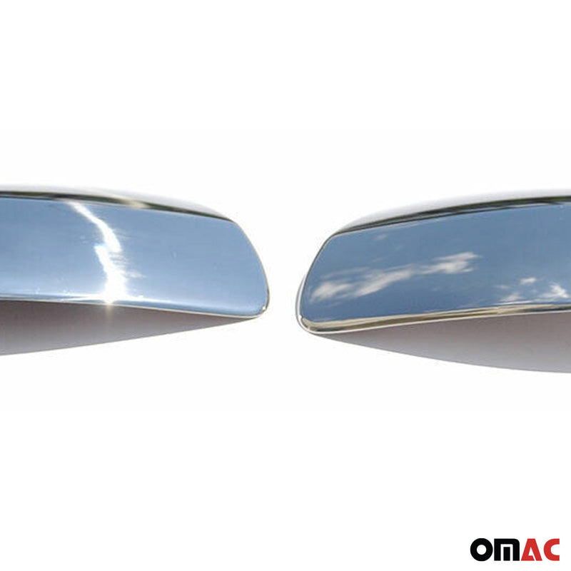 Calotte specchietti retrovisori per Mercedes Vito W639 2010-2014 ABS cromato argento 