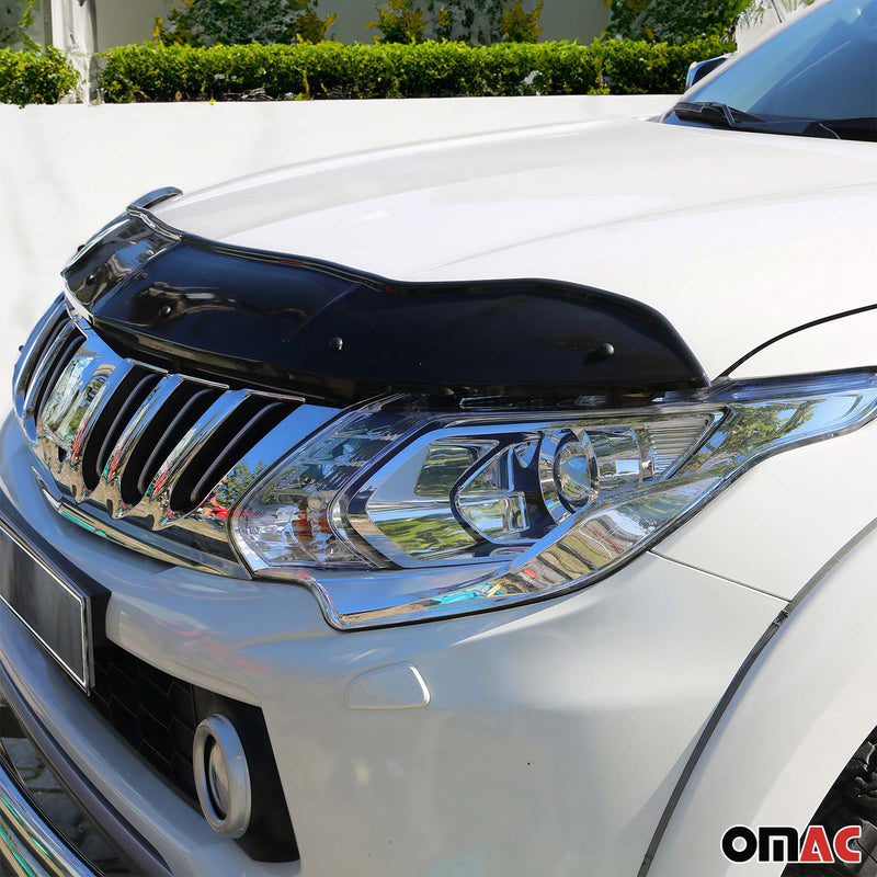 Zanzariera deflettore cofano per Mitsubishi L200 2015-2020 scura