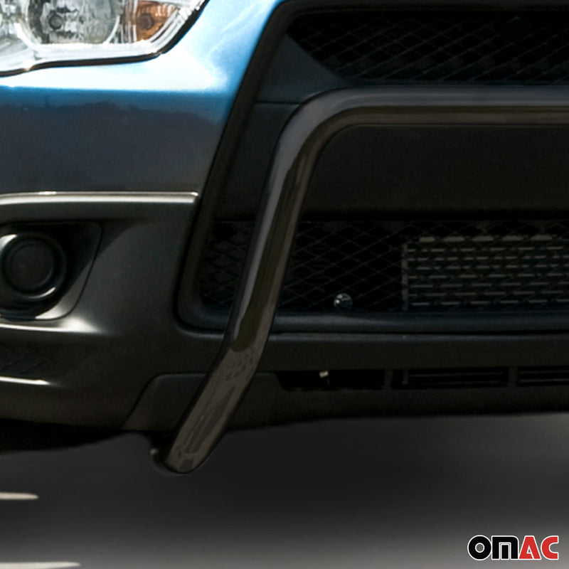 Frontbügel Frontschutzbügel für Mitsubishi ASX 2010-2013 mit ABE Stahl Schwarz