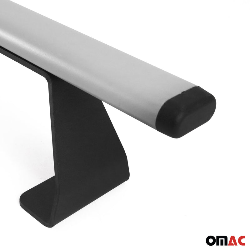 Portapacchi da tetto per VW Multivan T7 2022-2025 Acciaio Argento 2 pezzi