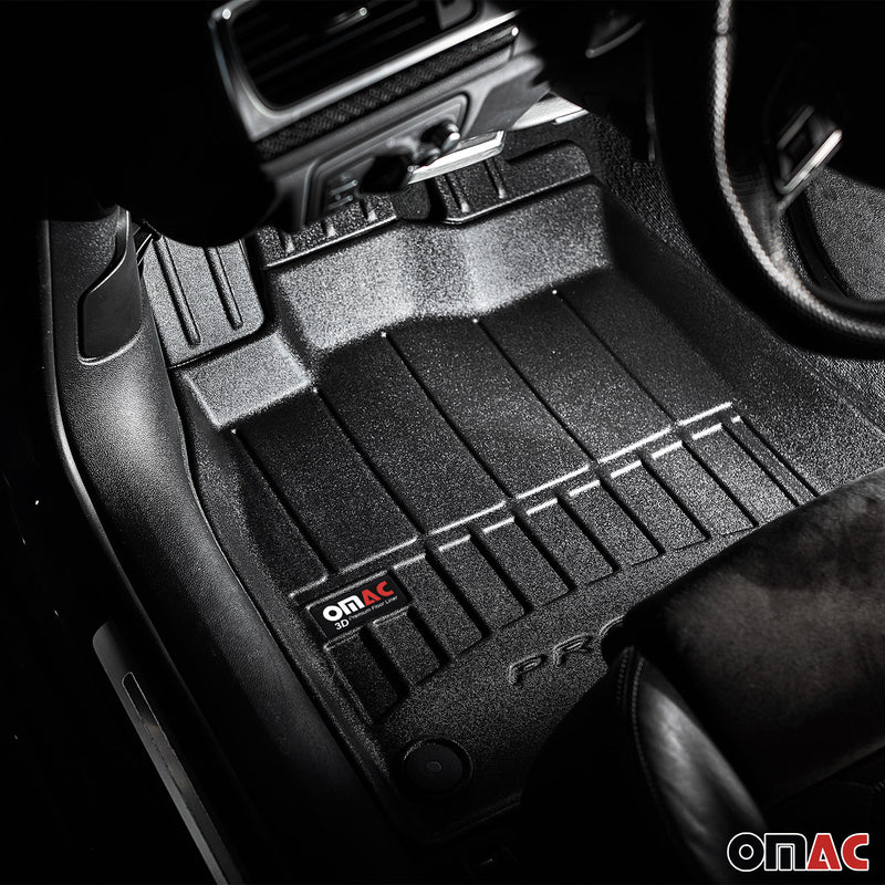Tappetini Jeep Compass MK49 / Patriot 2006-2017 in TPE nero, 3 pezzi
