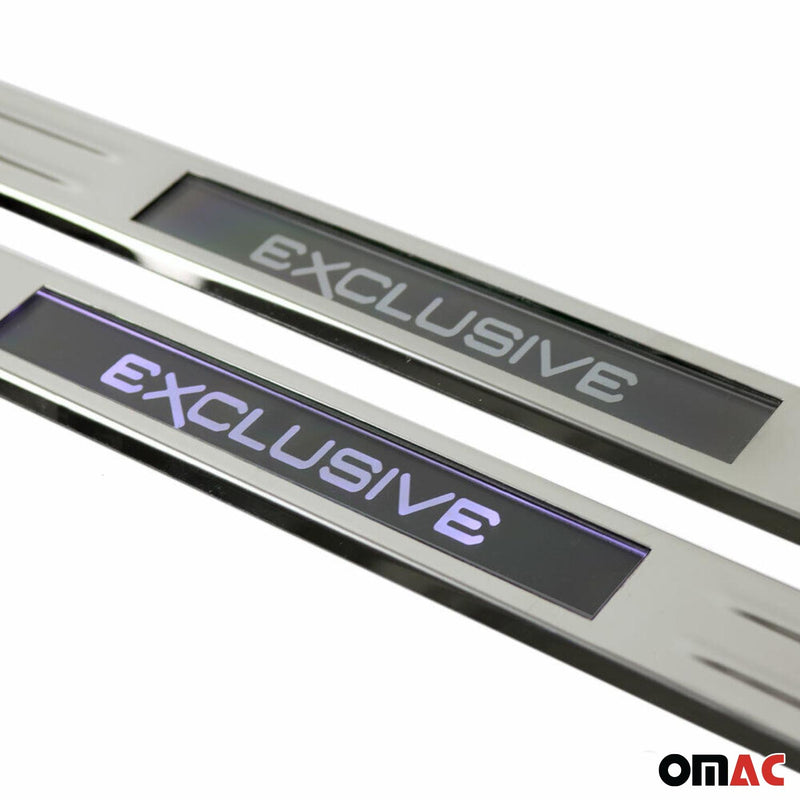 Chrom Licht Einstiegsleisten Türschweller Exclusive für Skoda Citigo 2011-2025