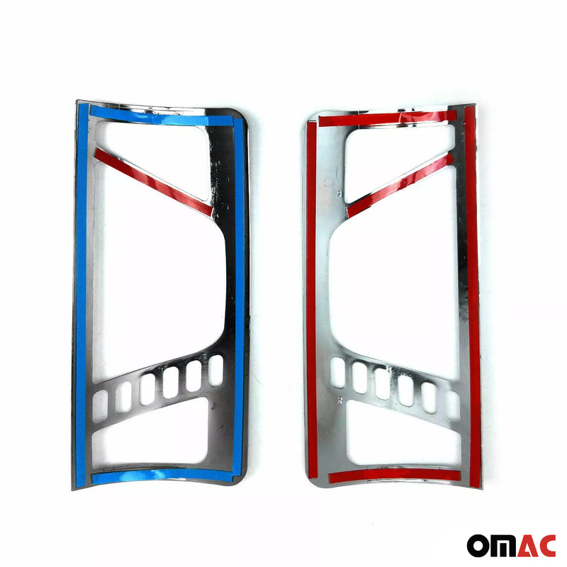 Cornice luce stop per Ford Transit Tourneo Connect 2009-2013 Abs Cromo Scuro