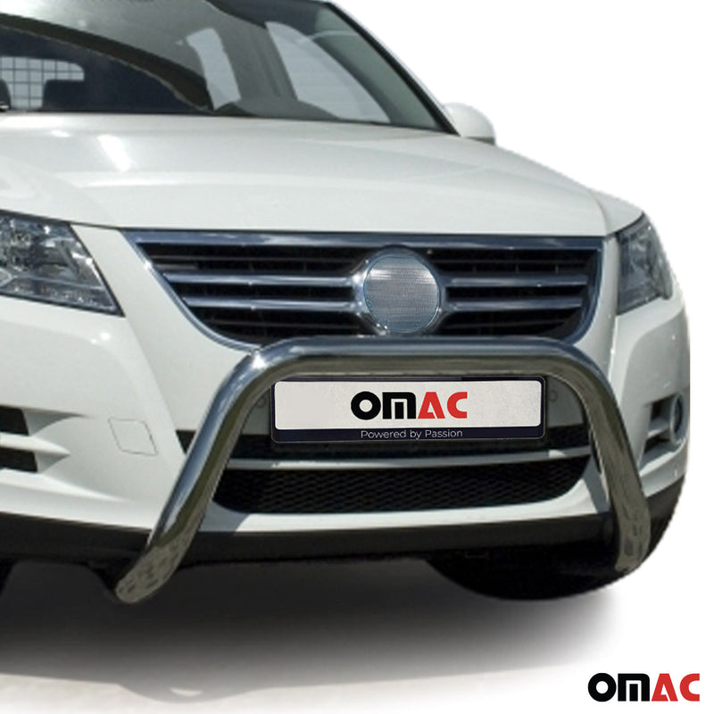 Protezione anteriore in acciaio per VW Tiguan 2007-2016 con ABE Silver 