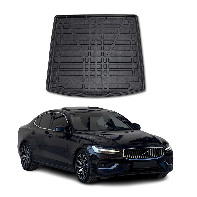 Vasca per bagagliaio per Volvo S60 2020-2025 Gomma TPE Nero