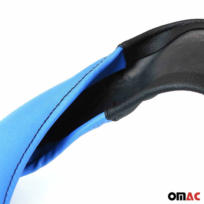 Coprivolante, protezione per volante, coprivolante blu-nero Ø 38-40 cm