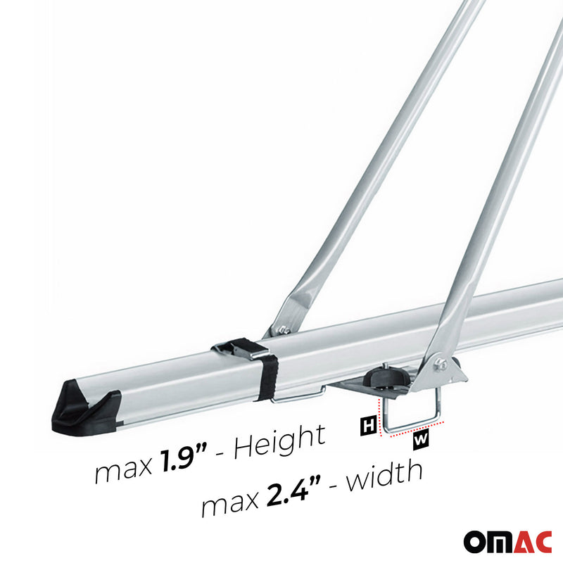 Portabici da tetto portabici fino a 15 kg portabici in alluminio