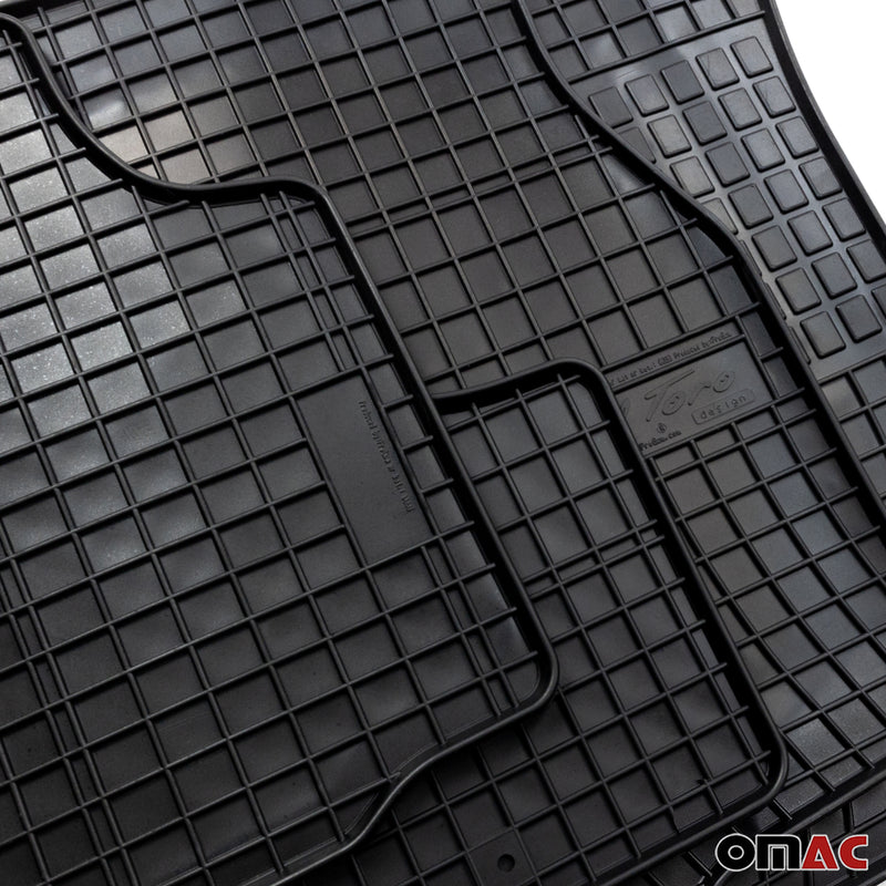 Set tappetini e vaschetta per bagagliaio per Audi A6 C8 Avant Allroad 2018-2025 in gomma 5 pezzi
