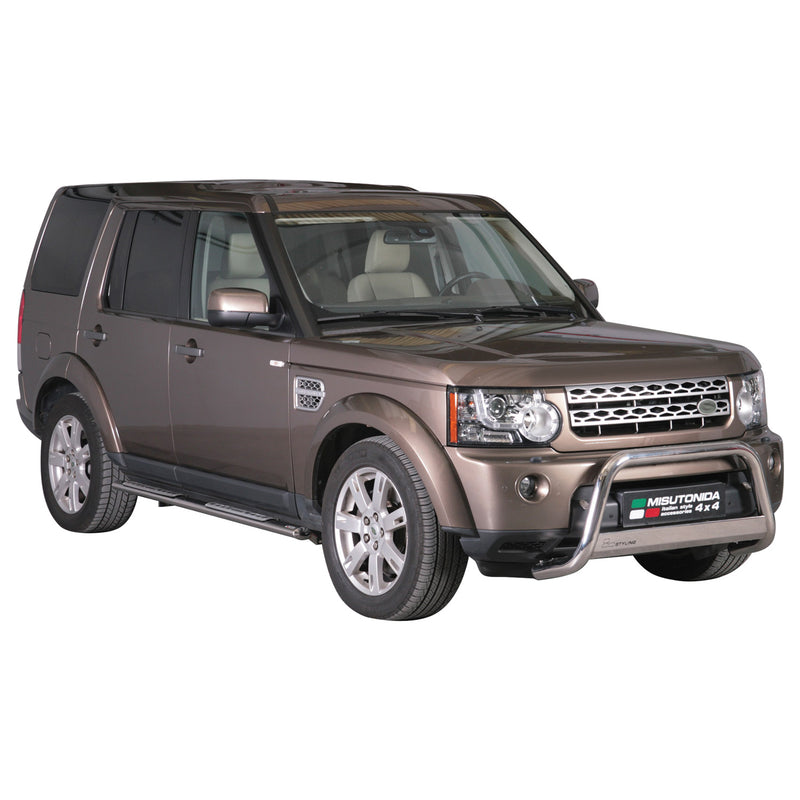 Minigonne laterali in acciaio per Land Rover Discovery 4 2009-2016 Grigio