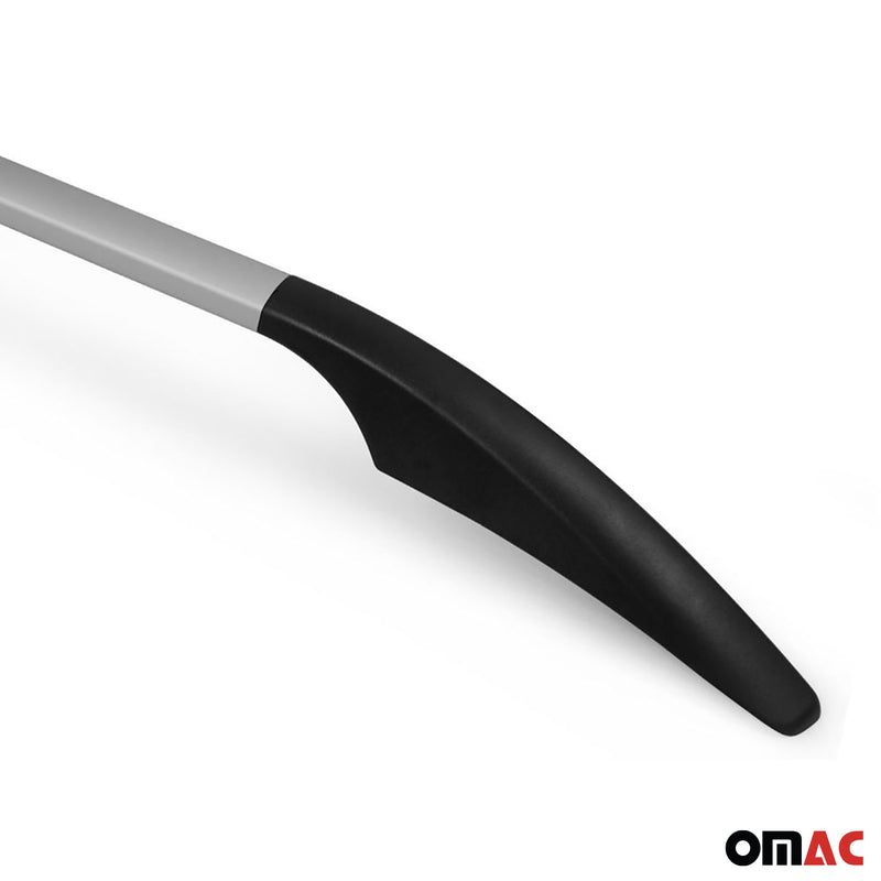 Barre portatutto da tetto per Mazda CX-5 2017-2025 in alluminio argento 2x