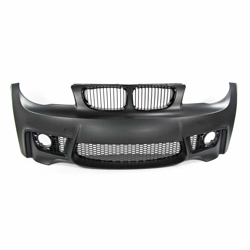 Paraurti anteriore JOM per BMW E81/E82/E87/E88 2004-2013 con griglia nera