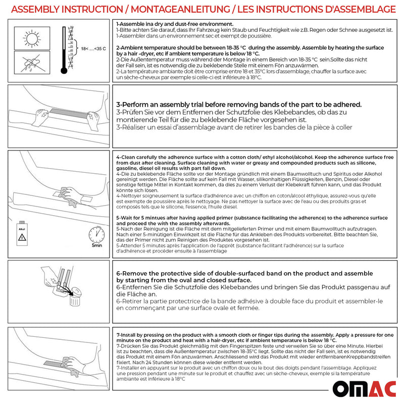 Soglie porte sportive per Mitsubishi ASX Pajero L200 Colt cromate spazzolate 4x