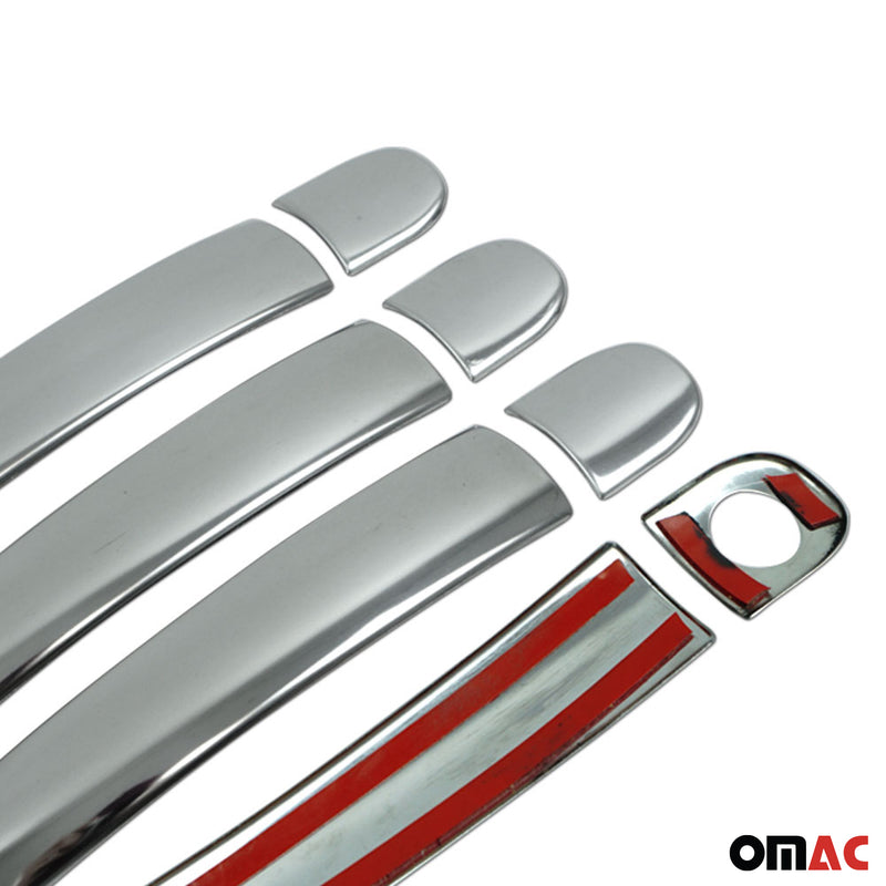 Copri maniglia porta, copri maniglia porta per Skoda Octavia 1996-2010 4 porte in acciaio inox 8x 